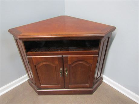 Vintage Mahogany Corner Cabinet