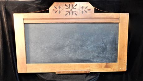 Vintage Maple Wood Chalk Board