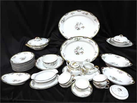 Discontinued NORITAKE 'Pheasant' / Introduced in 1921 / 24 Pieces