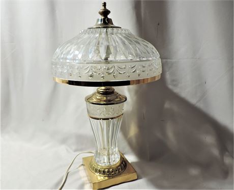 Brass Style Crystal Table Lamp