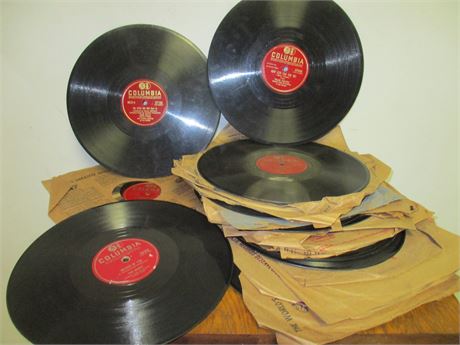 Large Lot of old Vintage 78's Records