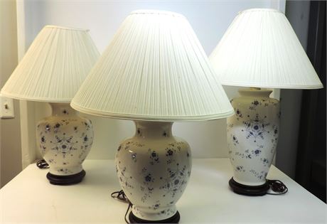 Set of ALSY Porcelain Table Lamps