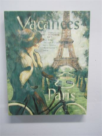 Vacances "A Paris" print