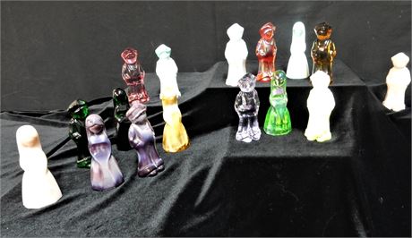 Collectible Mosser Glass Jenny & Josh Figurines