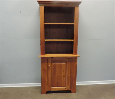 Vintage Solid Wood Bookcase / Cabinet