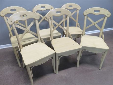 PIER 1 IMPORTS Wooden Dining Chair Set