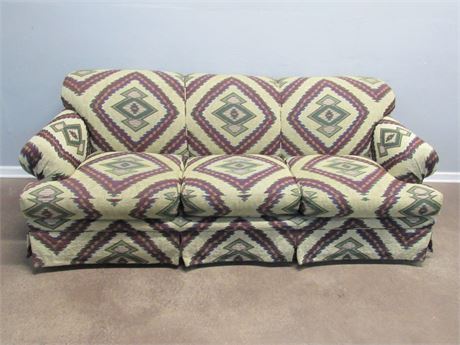 Hickorycraft Sofa - Southwestern Style Fabric