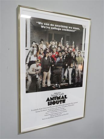 National Lampoon's Animal House Professionally Framed Movie Poster