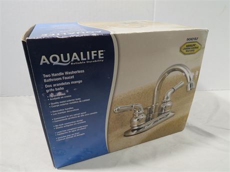 AQUALIFE 2 Handle Bathroom Faucet