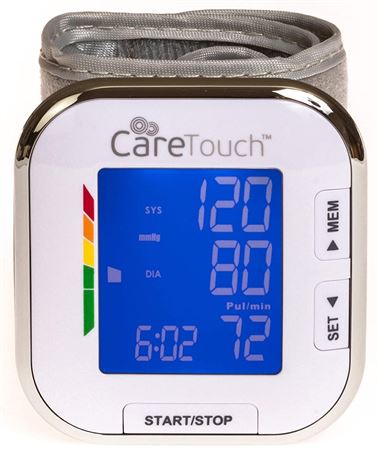 CARETOUCH Digital Wrist Blood Pressure Monitor