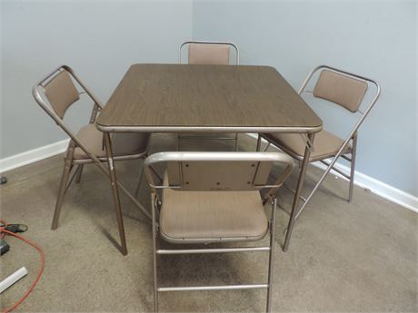 SAMSONITE Metal Folding Chairs / Card Table
