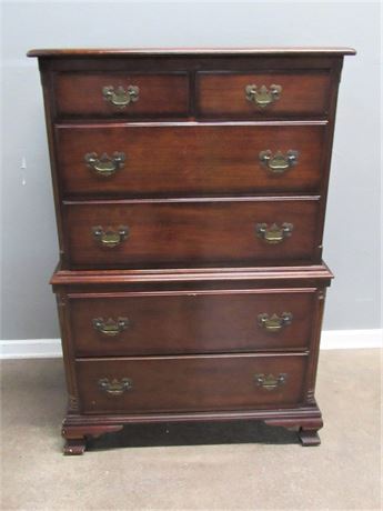 Kling Solid Mahogany Chest on Chest