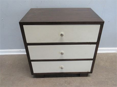 Laminate Cabinet with 3 Painted Drawers