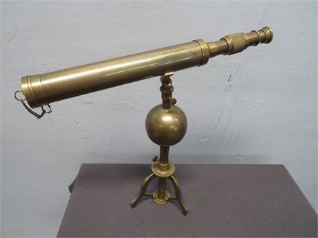 Tabletop Brass Telescope