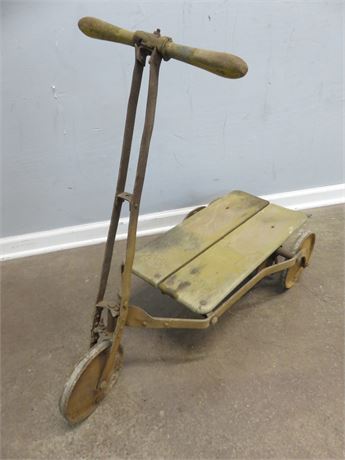 Antique Wooden Scooter