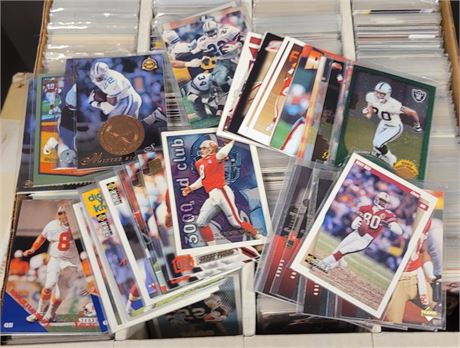 Unsearched Football Card Collection