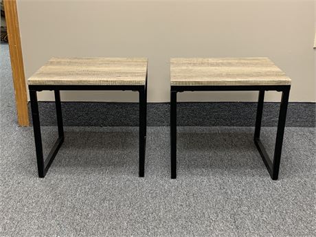 Pair/ Patio Driftwood Tables