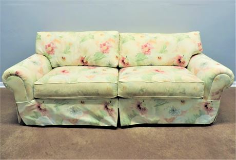 Norwalk Skirted Pastel Sofa