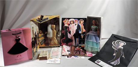 Collectible Barbie Dolls / Hooray for Hollywood / Spring Tea Party / Cards