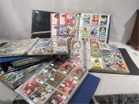 Sports Card Collection, Binders of Baseball, Football and Basketball Cards