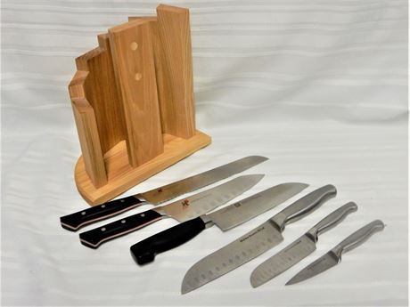 Treeland Arbolito Boker Knife Block and Knives