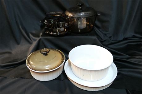 Corning Ware in Brown