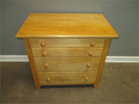 Stanley Furniture Maple Wood Three-Drawer Small Dresser