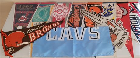 Vintage Cleveland Pennant Collection