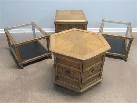 DUPLICATE LOT - GO TO LOT #191 TO BID - 4 Piece Drexel End/Side Table Lot