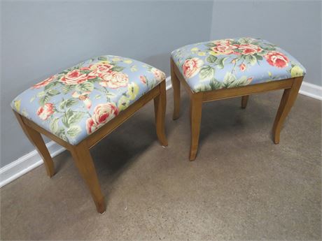 Floral Bench Seats