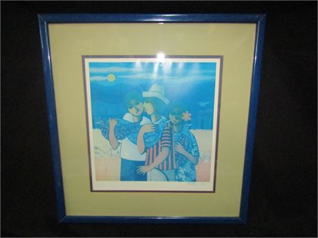 Transitional Design Online Auctions - Candido Bido Signed Lithograph