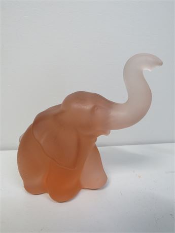 IMPERIAL Glass Elephant Figurine/Paperweight