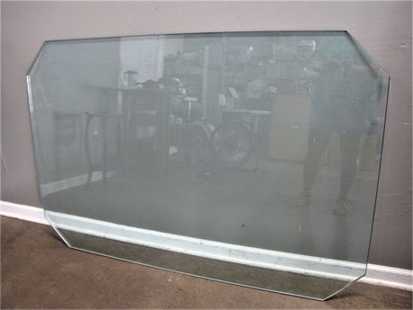 Glass Table top with angled corners