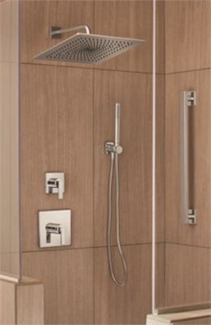 Speakman, Polished Chrome CD521 Lura 8" Widespread Bathroom Faucet With