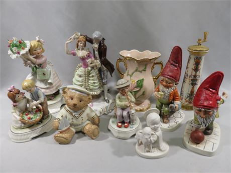 Porcelain Figurines & Pottery