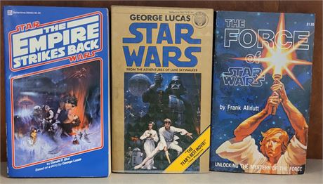 Vintage Star Wars Novels Lot of 3