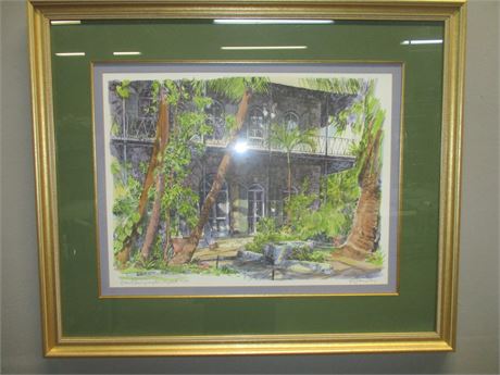Robert E. Kennedy's Signed Numberd Beautiful print /Watercolor Hemingway House