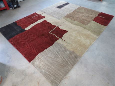 Wool Area Rug 7 ft. 9 in. x 9 ft. 9 in.
