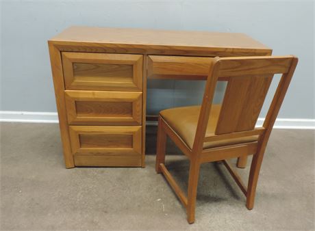 Solid Wood Desk / Chair