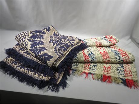 Vintage Wool Throw Blankets