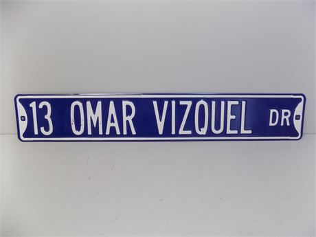 Omar Vizquel Street Sign