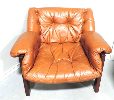 Mid-Century Jean Gillon 'Jangada' Leather Armchair