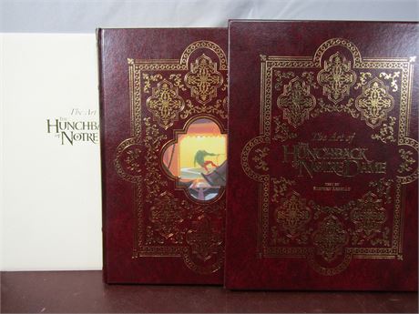 Disney "The Art of the Hunchback of Notre Dame Book, Autographed, Sericel
