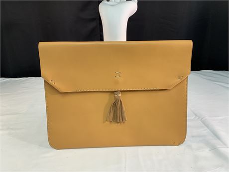 "BALDININI“ Leather Envelope Bag Made in Italy