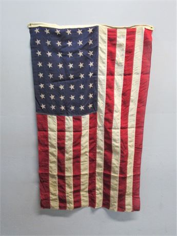 Vintage early 1950's Valley Forge Flag Co. 48 Star USA Flag