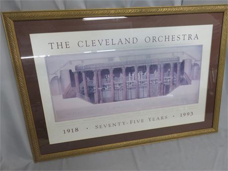 Cleveland Orchestra 75 Years Commemorative Print