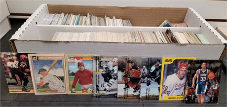 Assorted Sports Card Collection Stars include: Mike Schmidt, Mickey Mantle +MORE