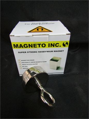 Neodymium Magnet & Hook by Magneto Inc.