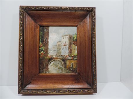 Venetian Style Canal Painting