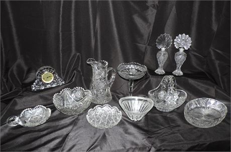 Waterford Crystal Perfume Bottles / Pitcher / Clock